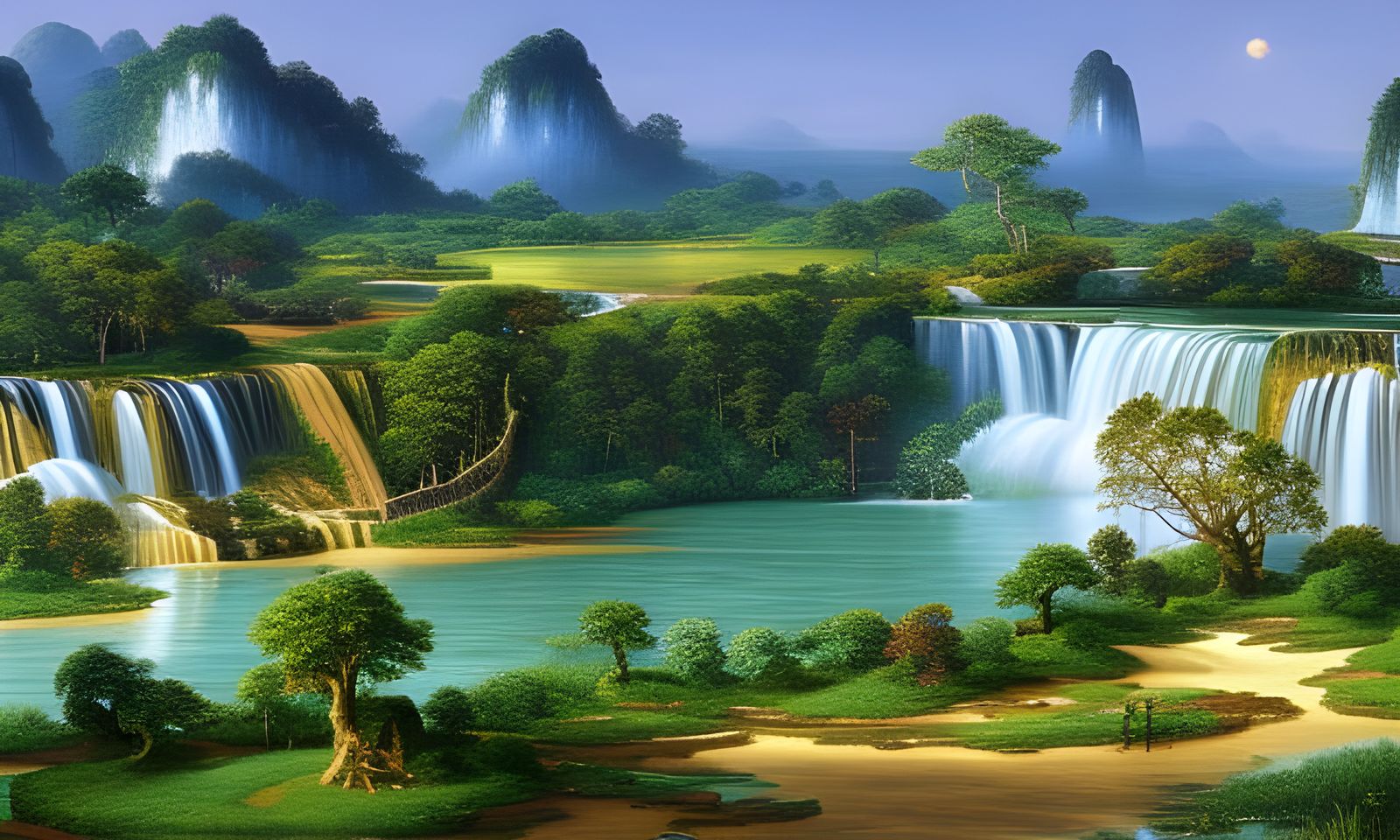 Good Morning All #34: The Guangxi Chinese / Vietnam Detian Waterfalls