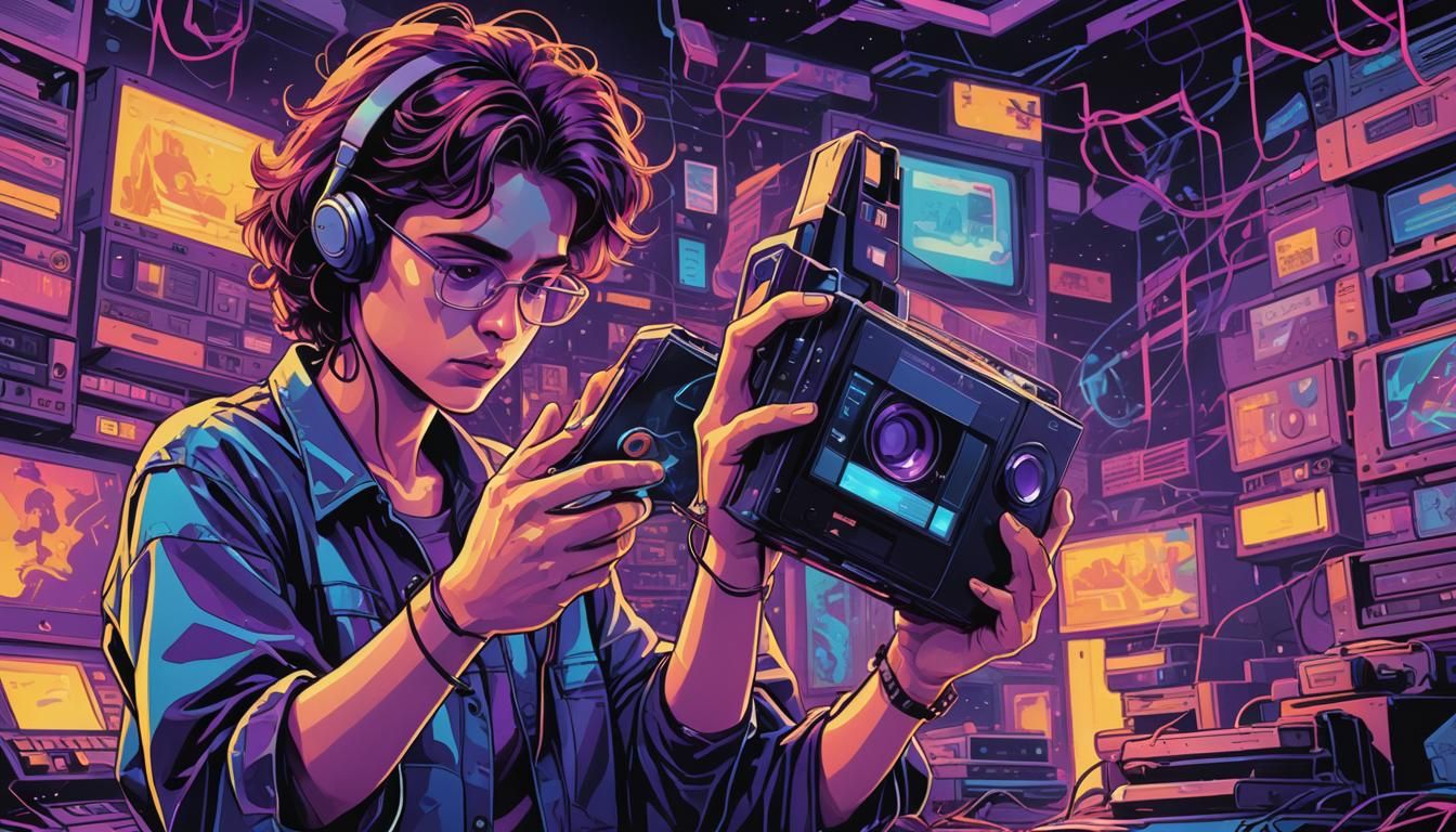 80s Futurism: Walkman and VHS in Comic Art