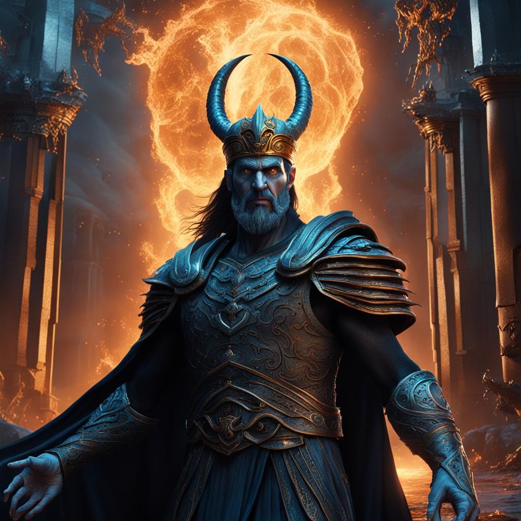 Ralph Fiennes as Hades: Fantasy Concept Art