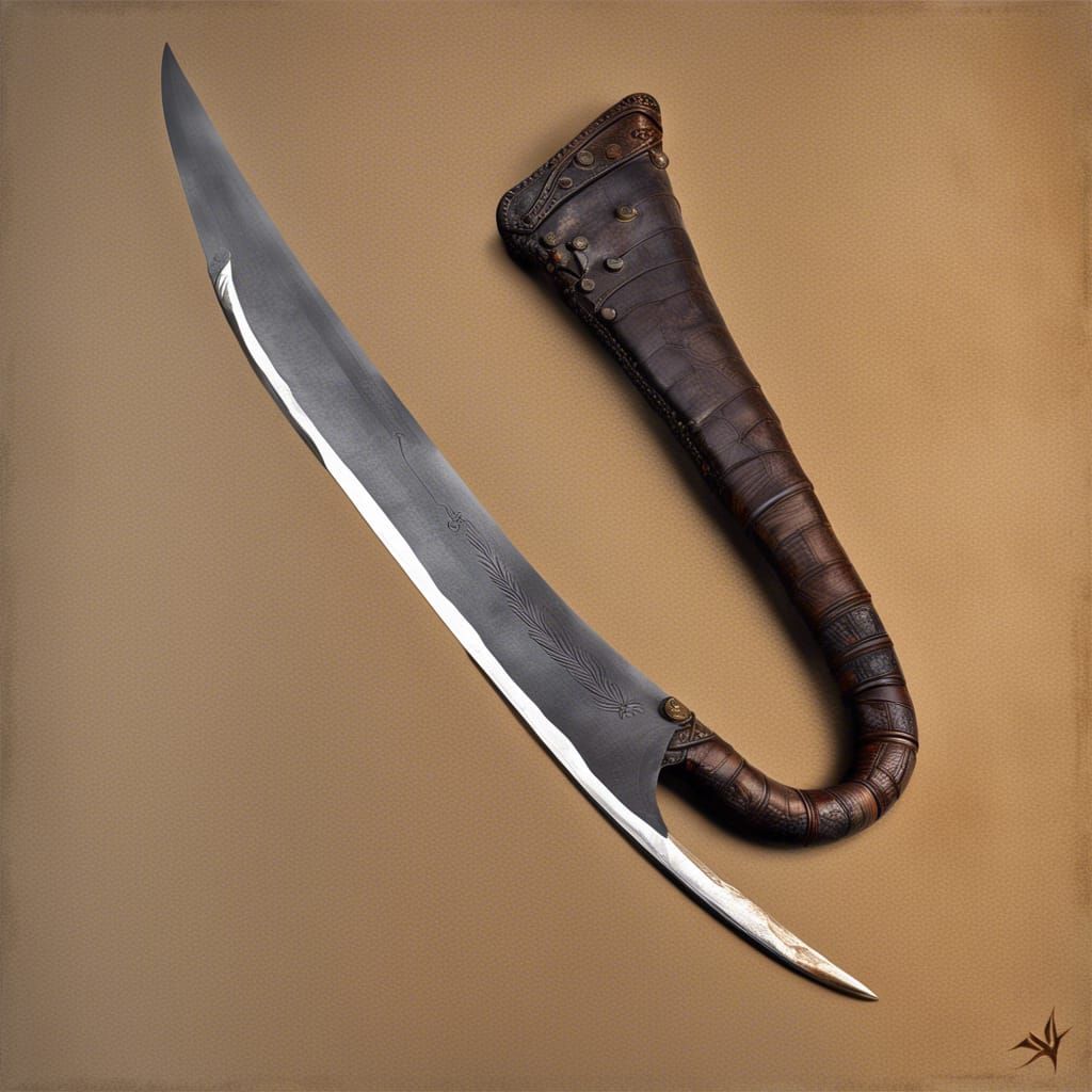 Kukri Blade Illustration