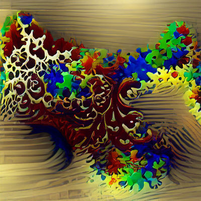 Brownian Stochastic Process Fractal Art
