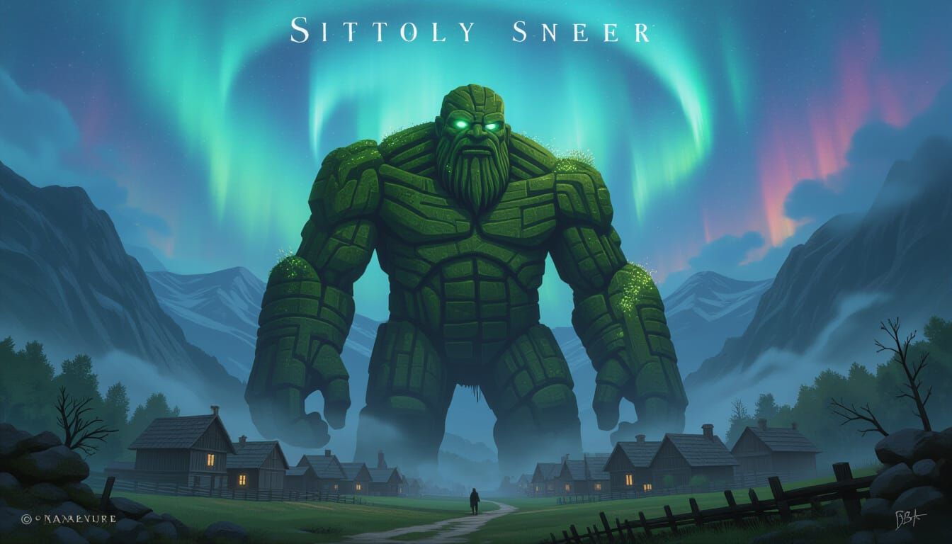 Ancient Moss Golem Guards Misty Valley Village