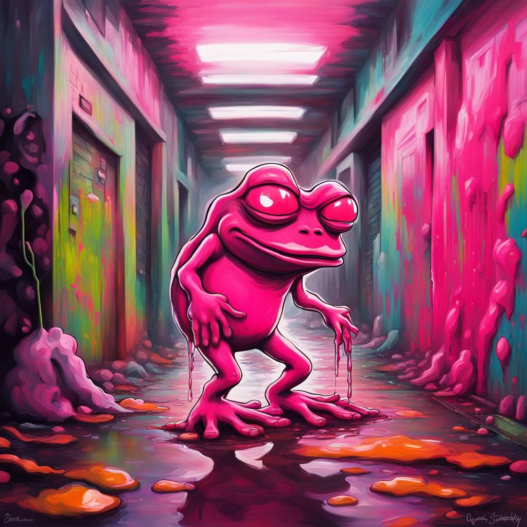 Pepe Army's Graffiti Adventure Through Color Portal
