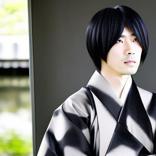 Japanese Male Dreaming in Illusion World