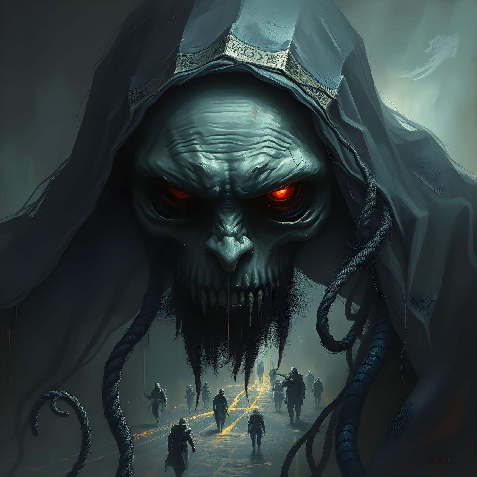 The Seer in Horror Art