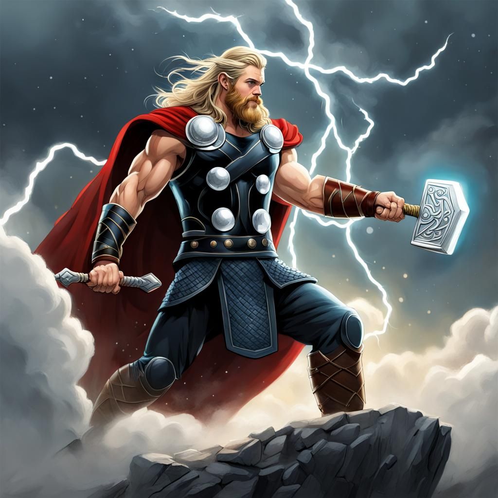 Thor, God of Thunder and Lightning