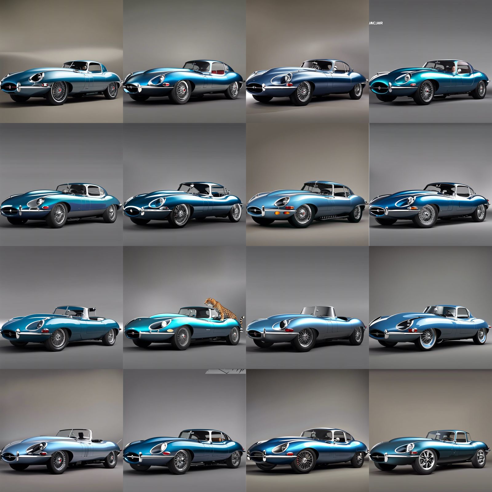 Car Transformed into a Four-Legged Jaguar