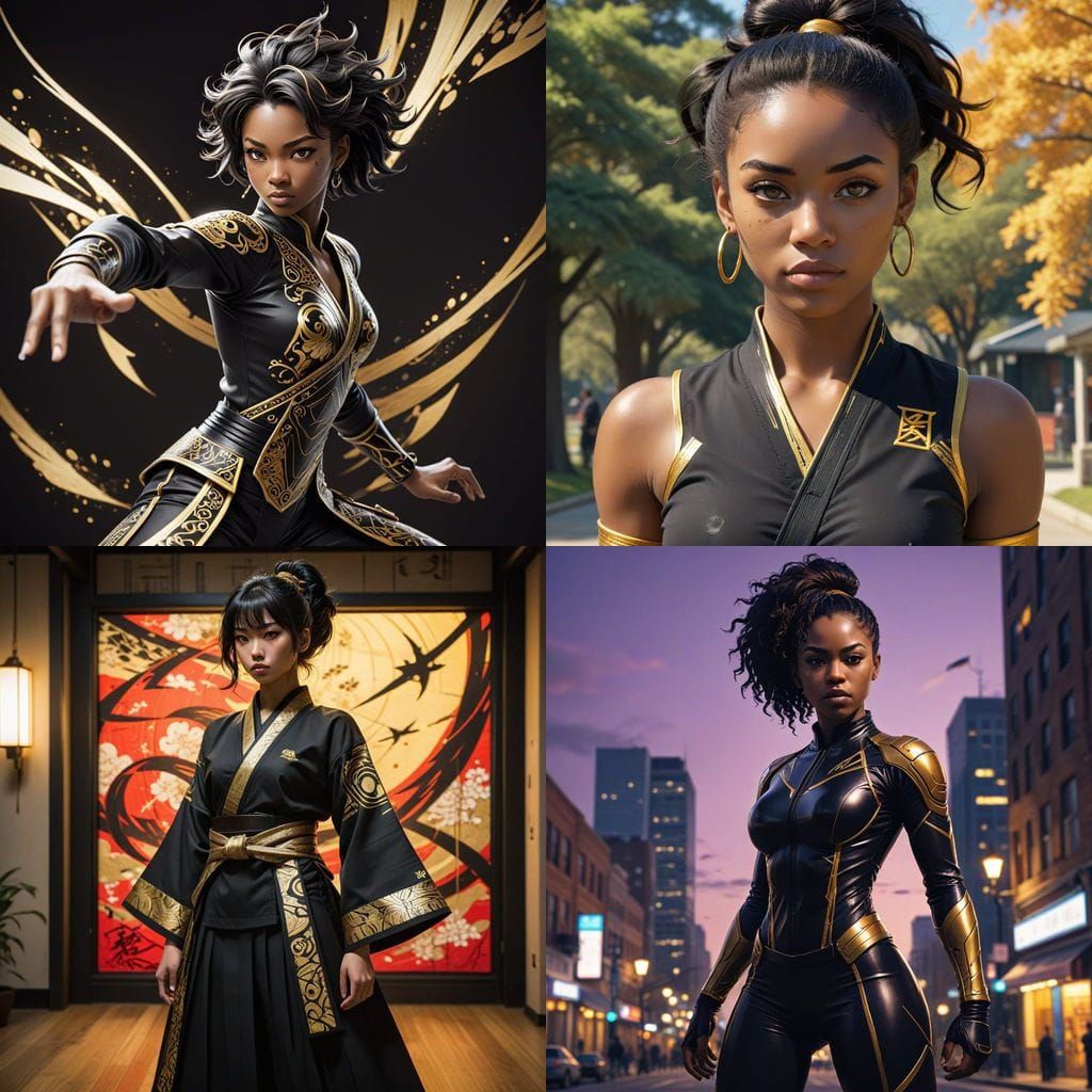 Martial Arts Princess in Anime-Inspired Glory