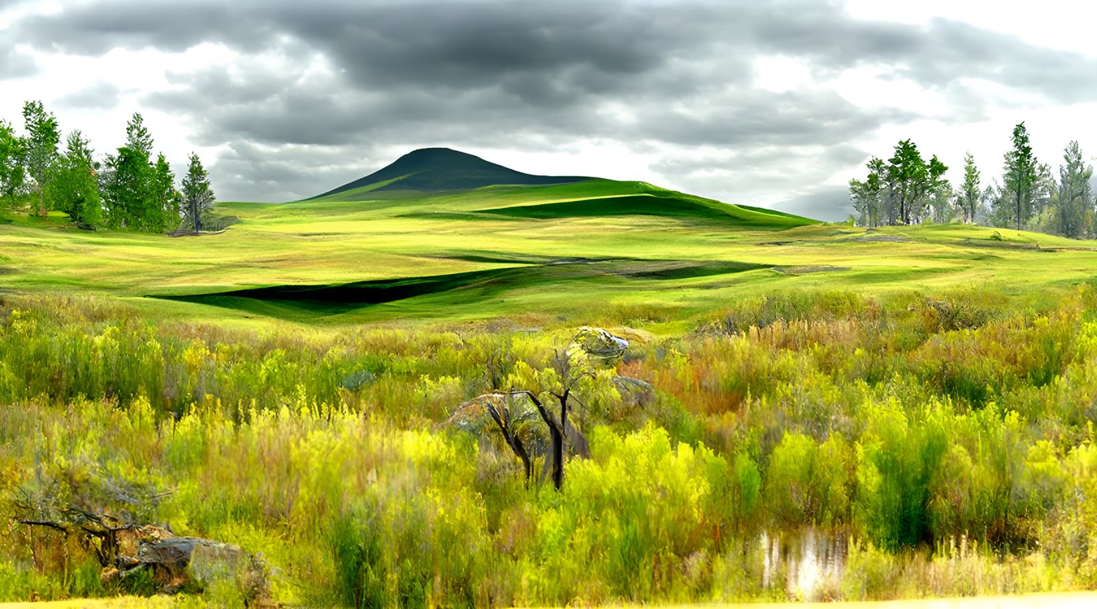 Detailed Landscape Photography in Enscape Style