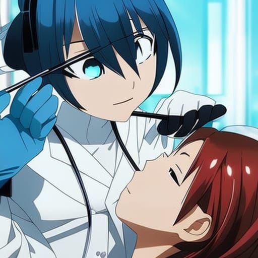 Dentist Visit in Anime Style