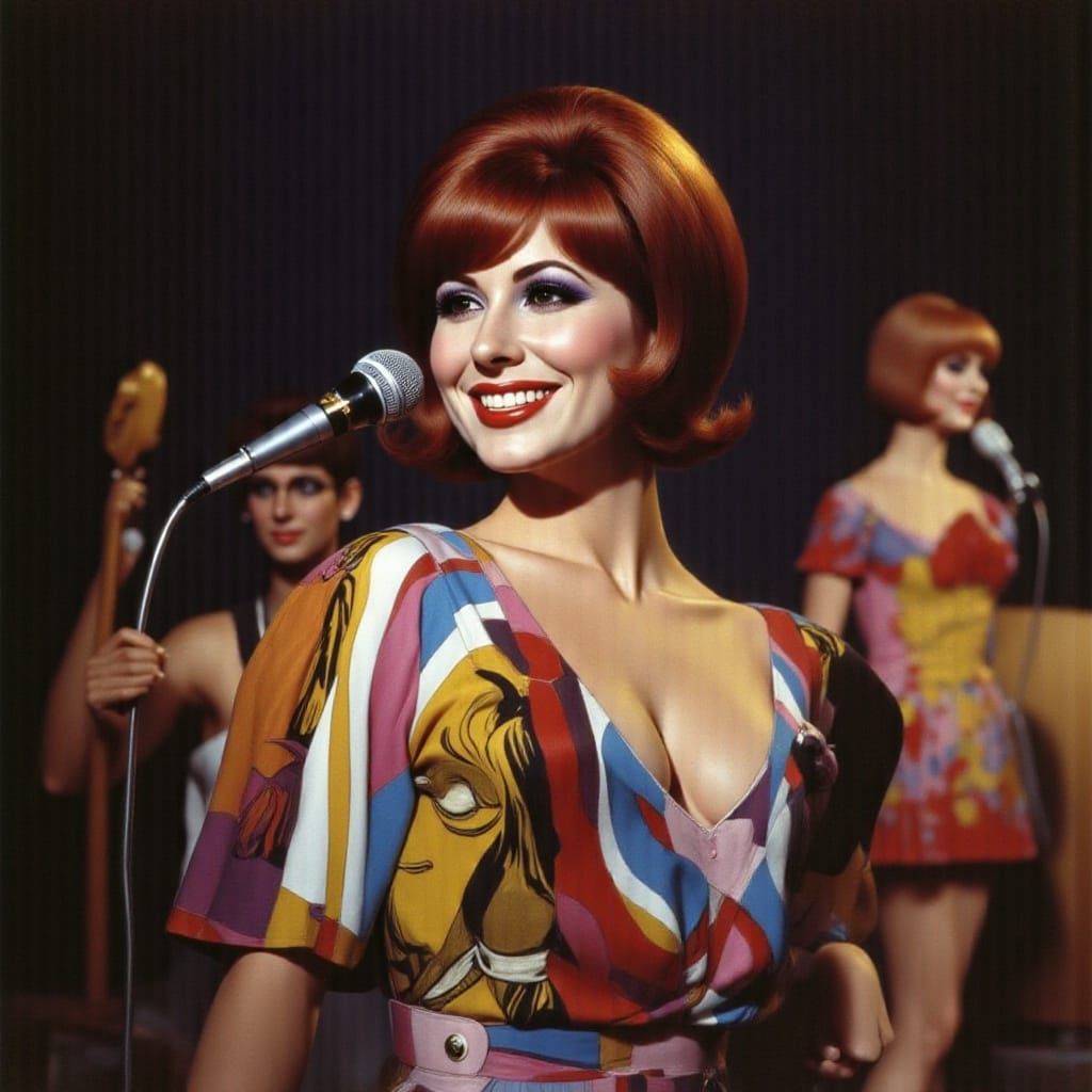 Cilla Black Sings at The Cavern Club in 60s Style