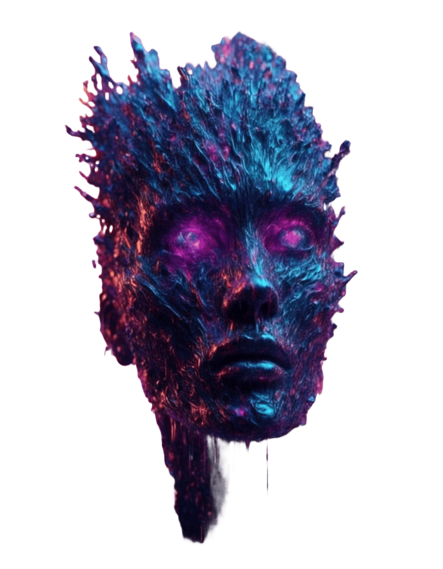 Plasma Beam Vortex Gun in Sci-Fi Style