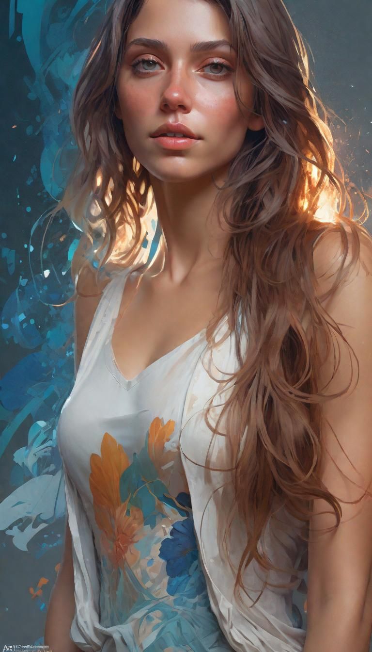 Detailed Portrait in Dynamic Lighting