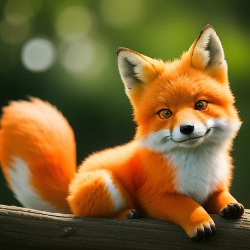 Charming Orange Fox Portrait in Natural Light