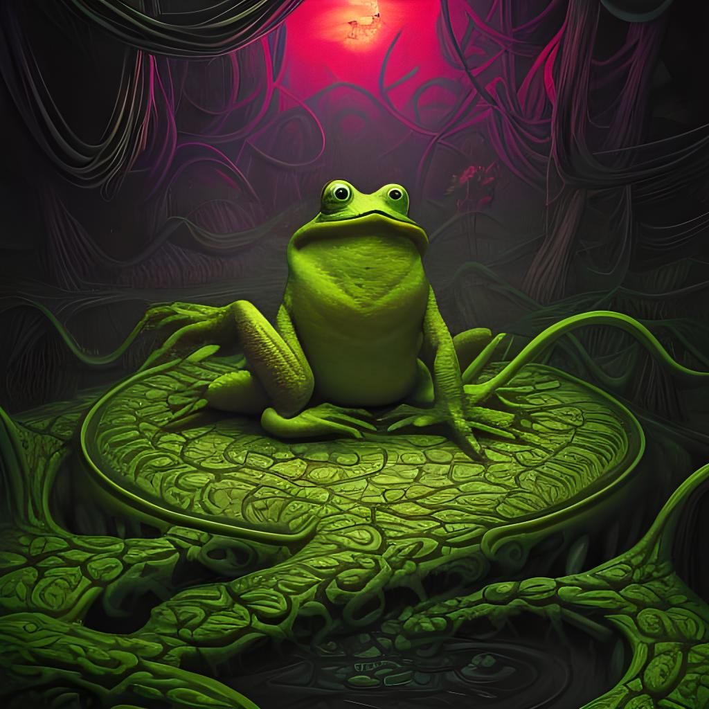 The Frogginess Dimension: A Surreal Frog World