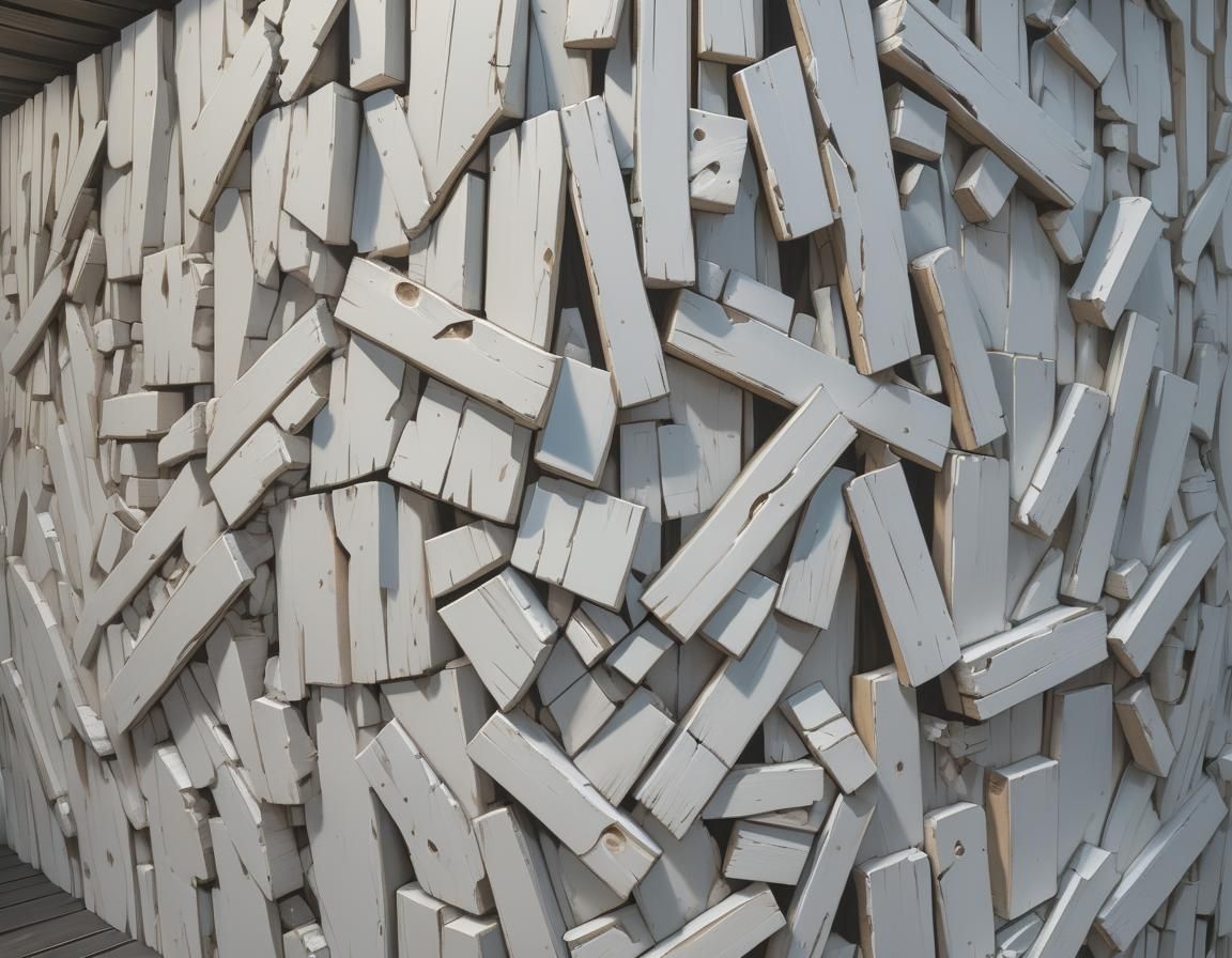 Dimensional Corner Wall in Watercolor Style