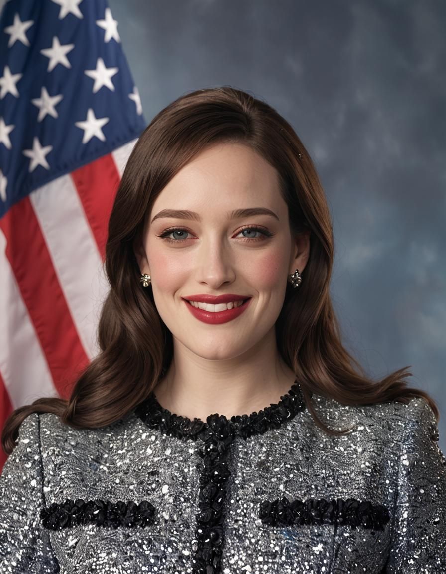 Kat Dennings as Confident Congresswoman: Hyper-Realistic Dig...