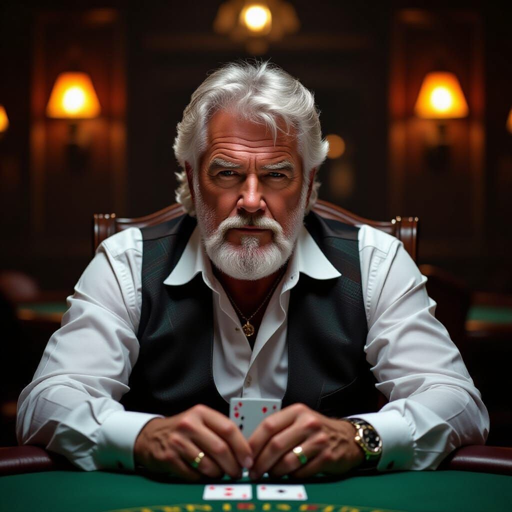 Kenny Rogers at the Poker Table