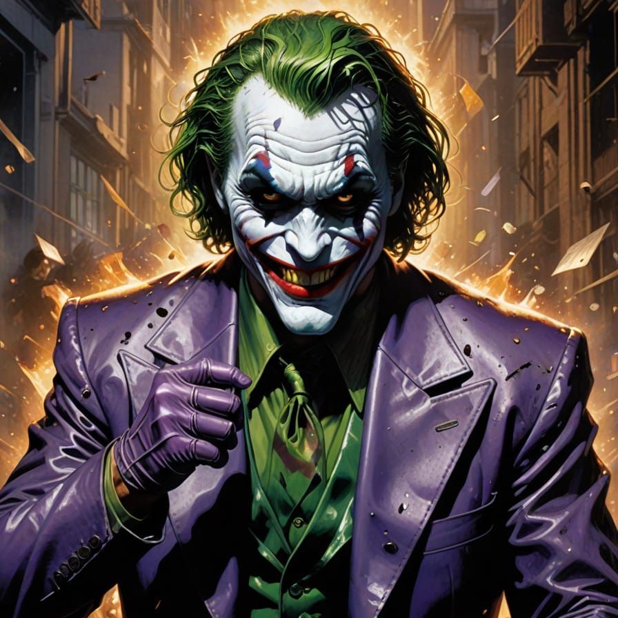 New 52 Joker Wields Infinity Gauntlet in Dark, Hyper-Realist...