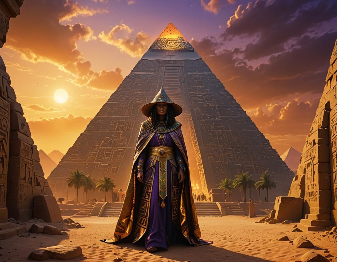 Witch of the Pyramids in Fantasy Concept Art