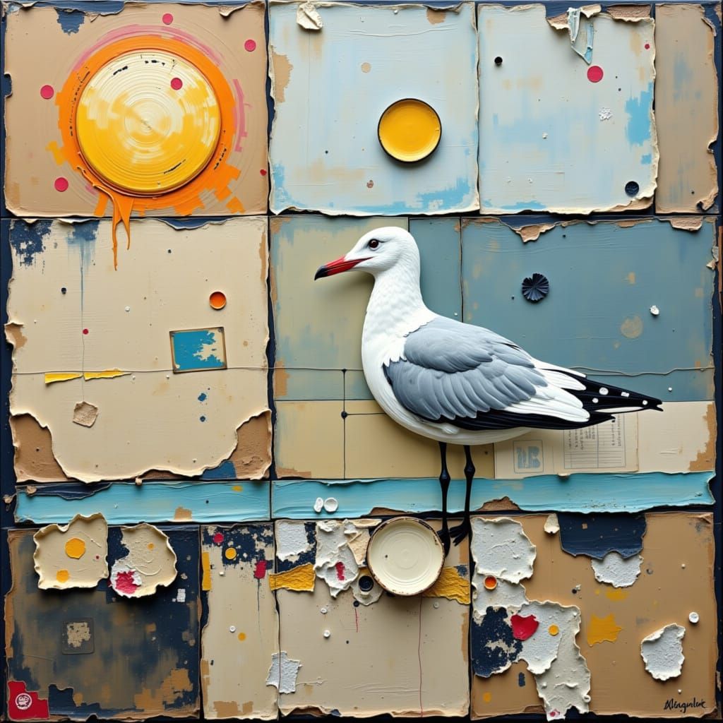 Seagull at the beach