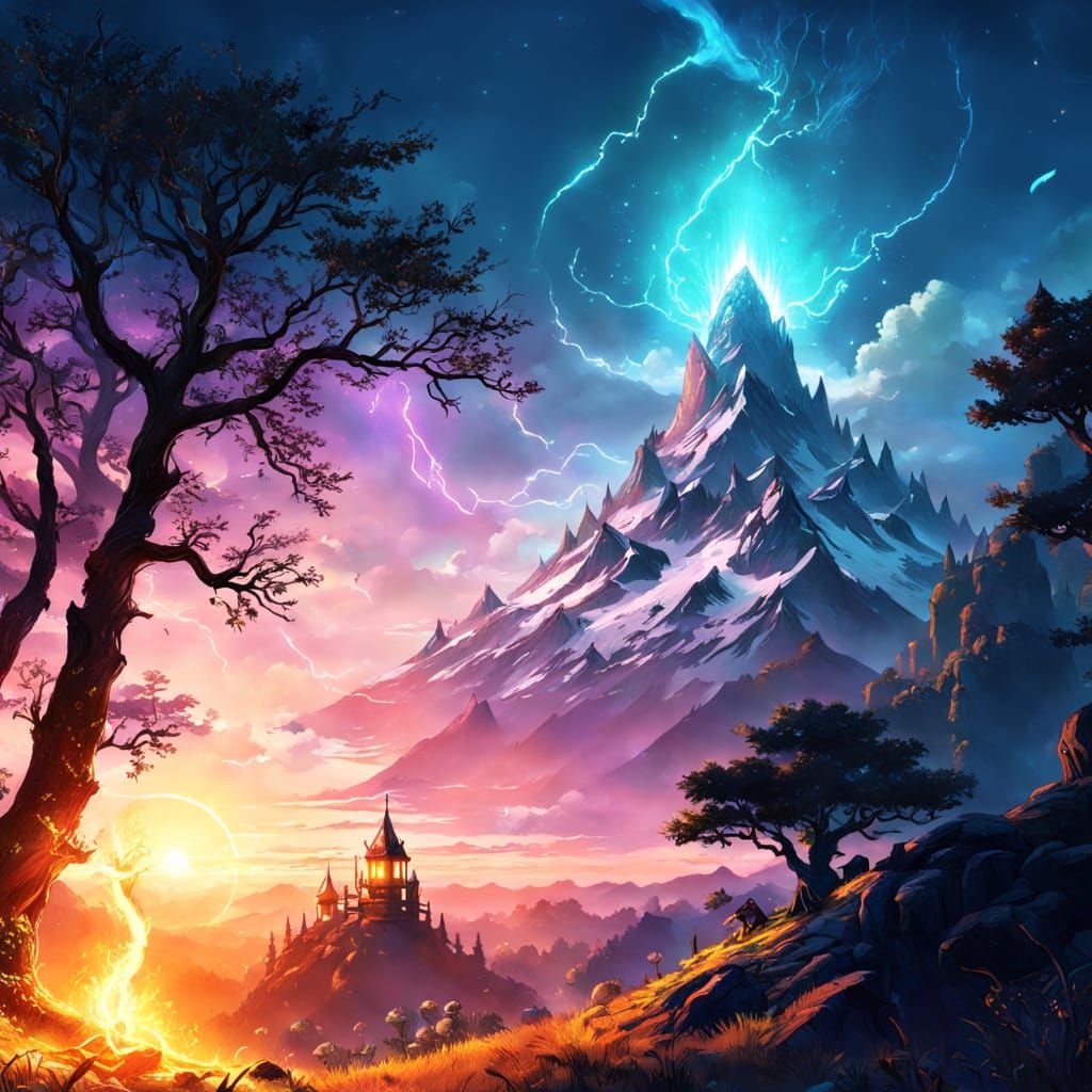 Idyllic Alchemy: A Fantastical RPG Landscape