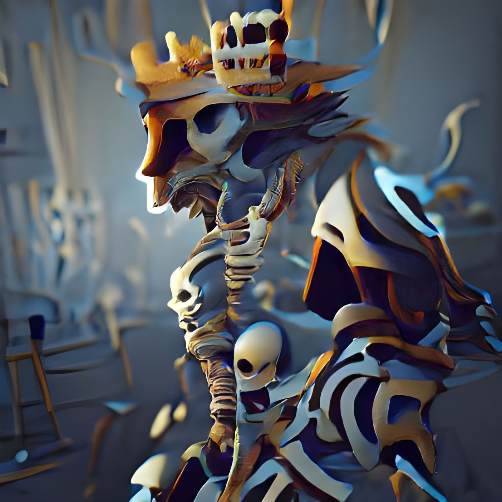 the skeleton king
