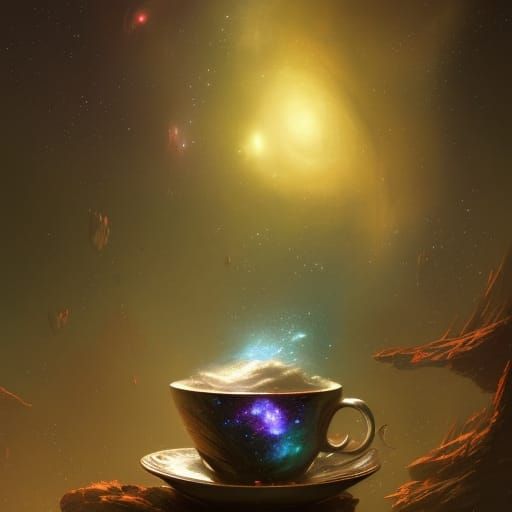 Galactic Tea Cup: A Dark Fantasy Masterpiece