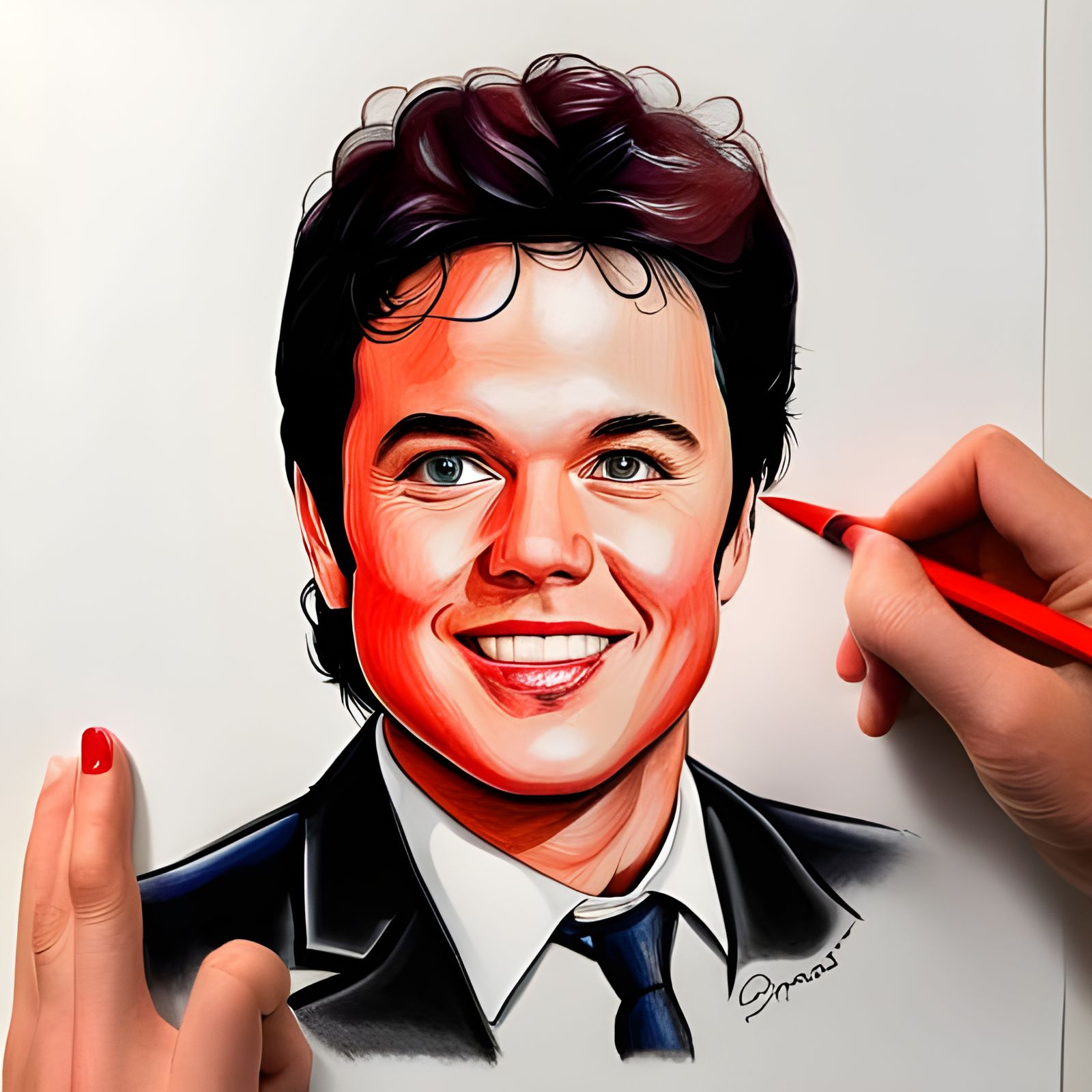 Donny Osmond: Color Pencil Portrait