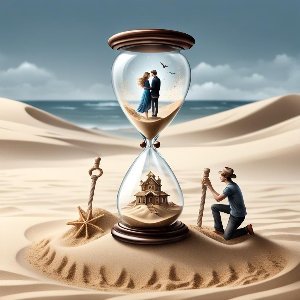 The hourglass of life