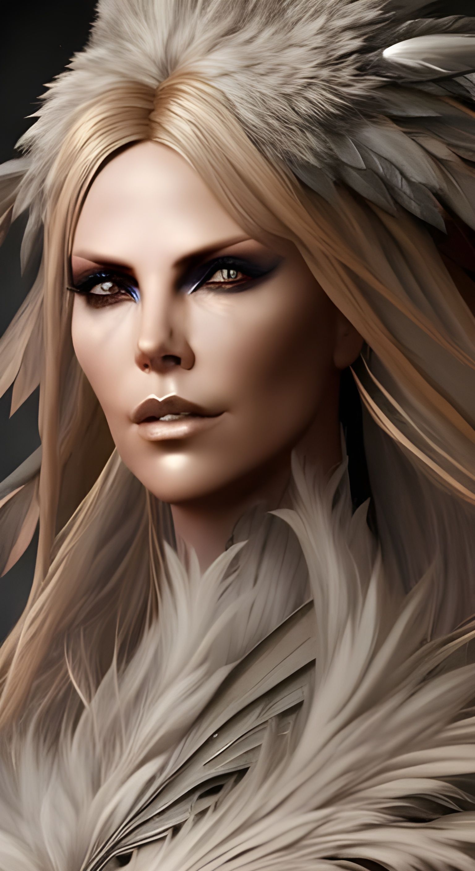 Beautiful Forest Sorceress Portrait in Epic Fantasy Style