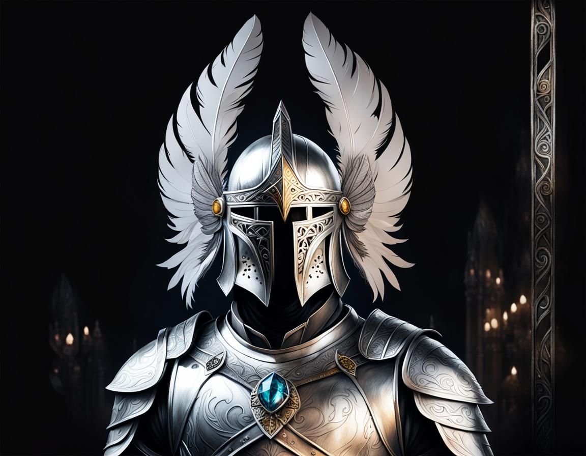 Gondorian Helmet in Cinematic Comic Style