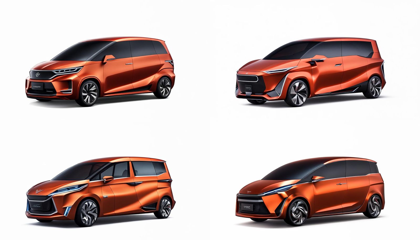 Futuristic 2028 Vortex V13 Concept Car