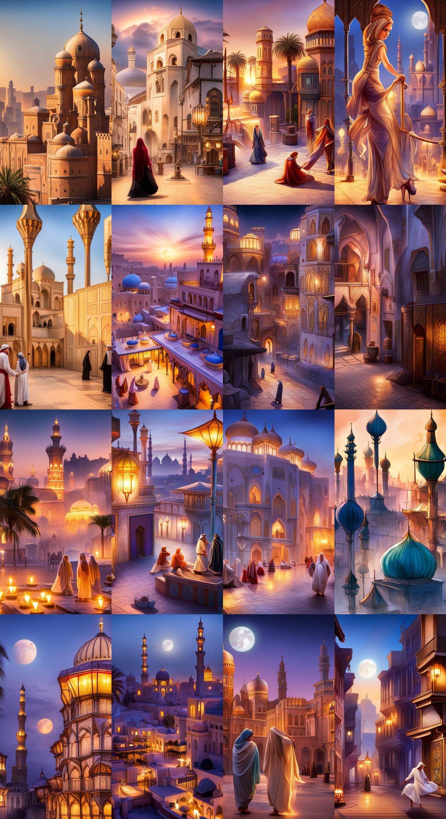 Enchanting Arabian Nights Scene