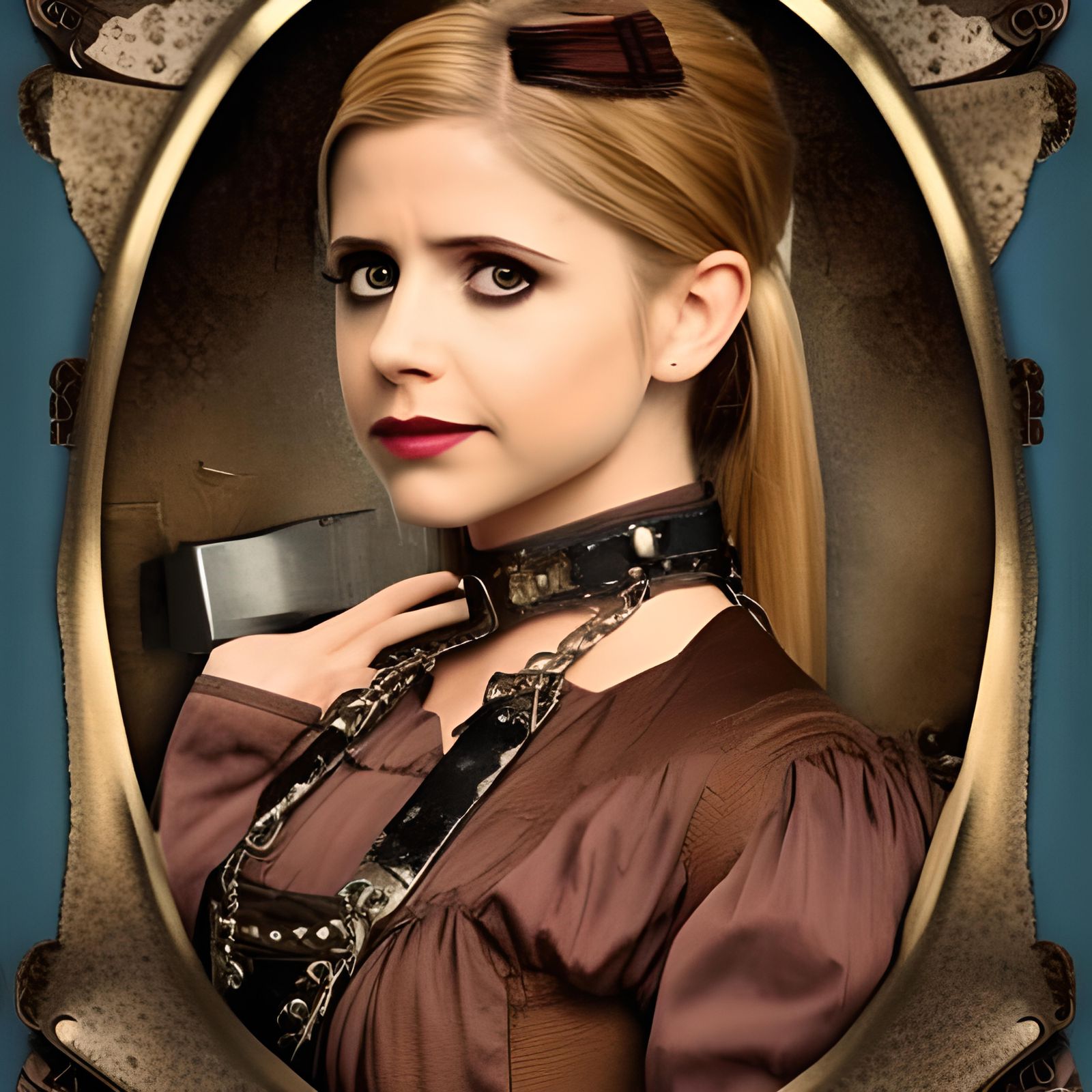 Buffy the Vampire Slayer in Steampunk Style