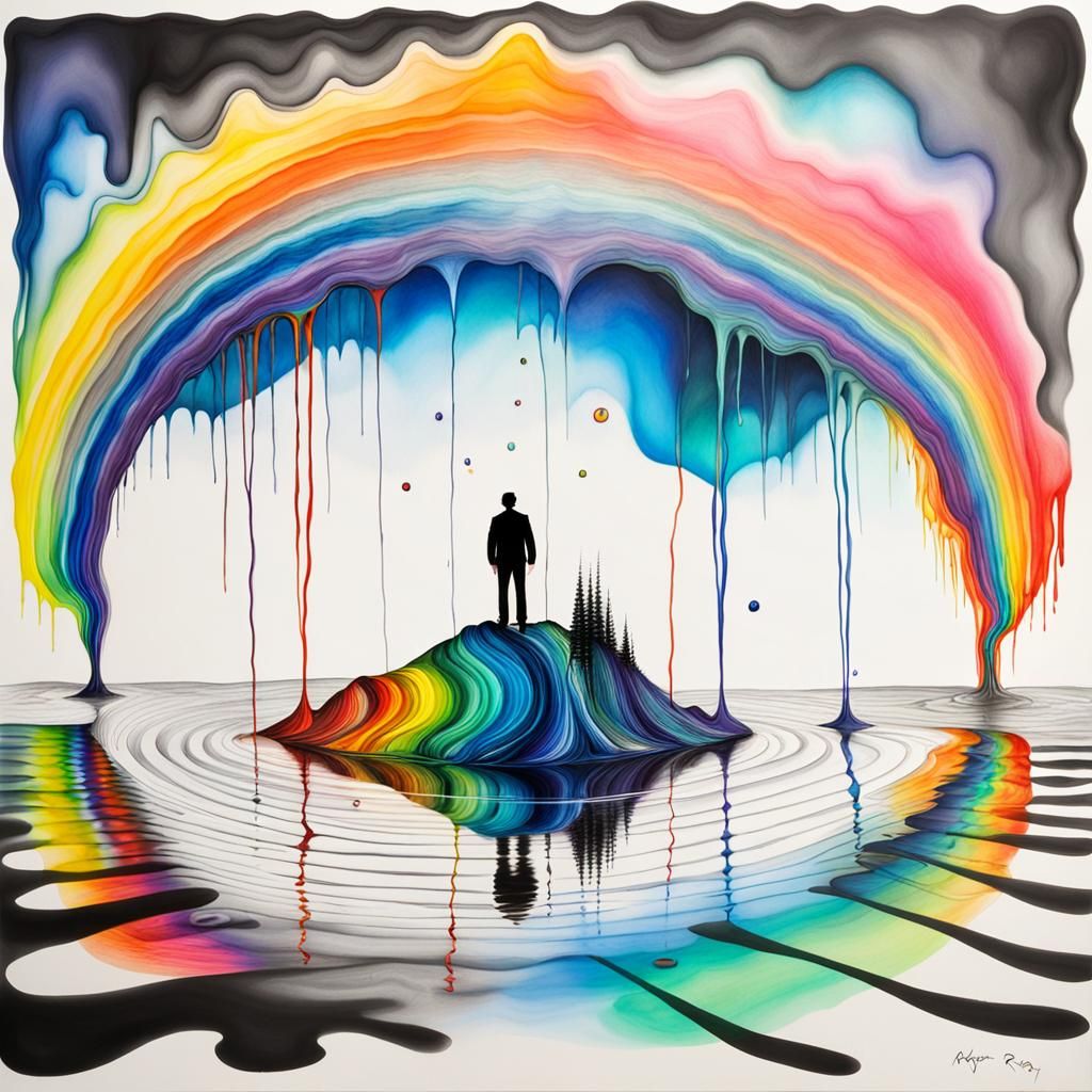 Surreal Lake of Non-Newtonian Fluids with Dreamer