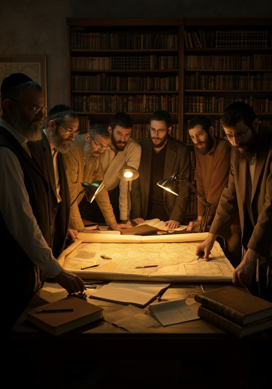 Minds at Work: Men Ponder Maps and Calendars in a Study of W...