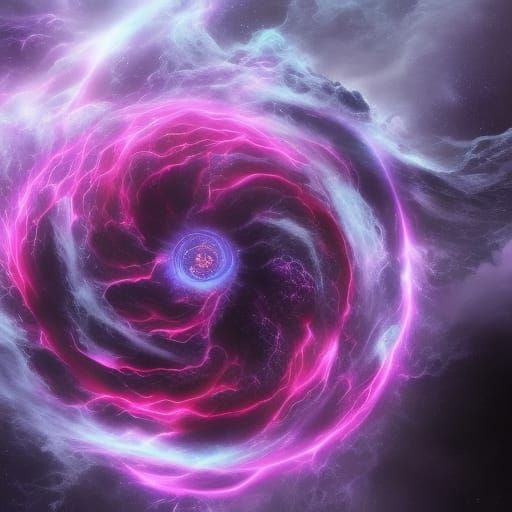 Hyperrealistic Yog-Sothoth Splash Art in 4K