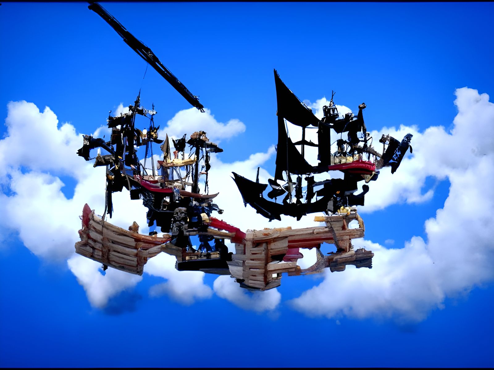 Sky knights pirate ship