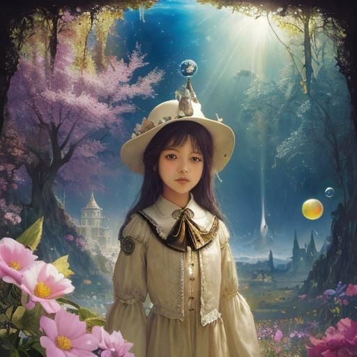 Surreal Dreamscape in Oil Painting Style