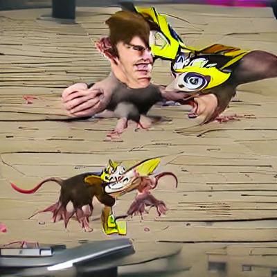 Neo Cortex Transforms Jerma985 into Mutant Rat: Anime