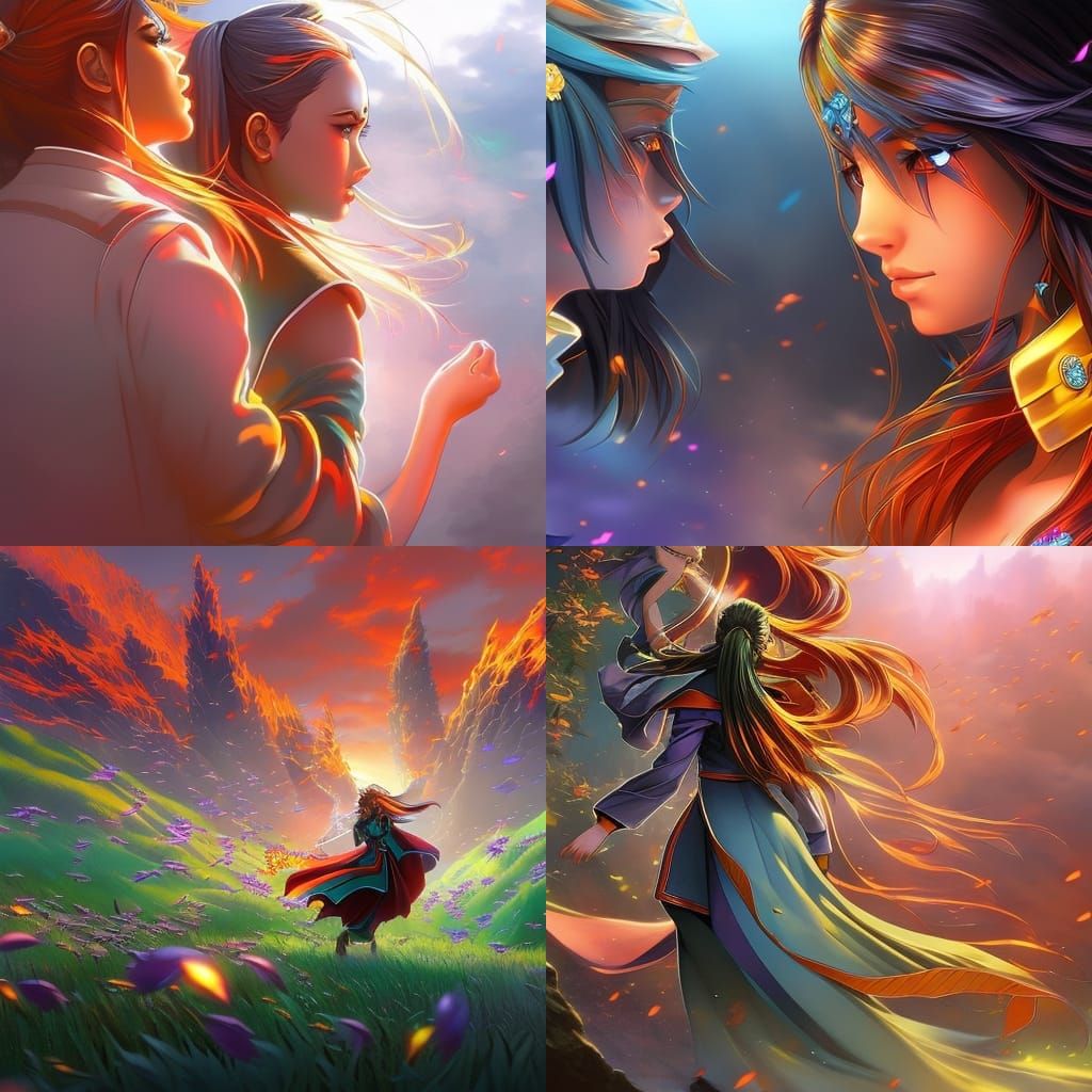 Dramatic Bullying Concept Art in Hyperrealistic Style