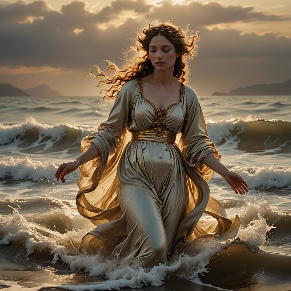 Venus Emerges: A Renaissance-Inspired Masterpiece