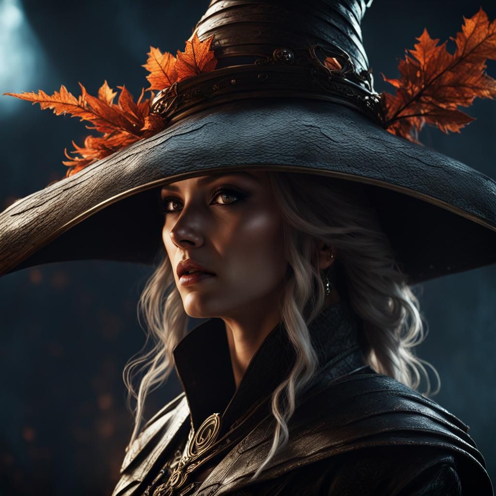 Hyperrealistic Fantastical Witch in High Quality CGI