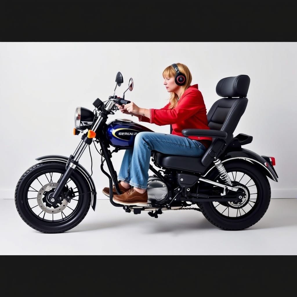 Western Gunslinger in Electric Wheelchair