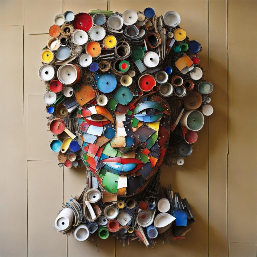 Art Made From Recycled Materials ~ Wall Artwork