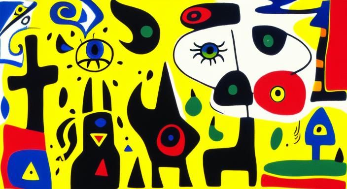 Aztec God in Mystical Jungle, Primitivist Digital Art