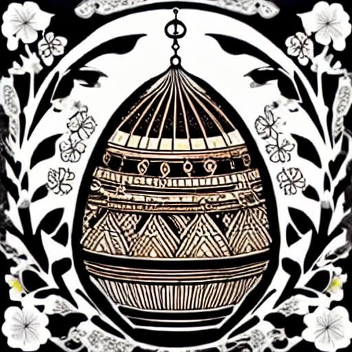 Russian Easter Egg Coloring Page
