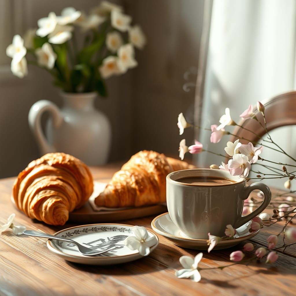 Cozy Morning Still Life in Photorealistic Detail