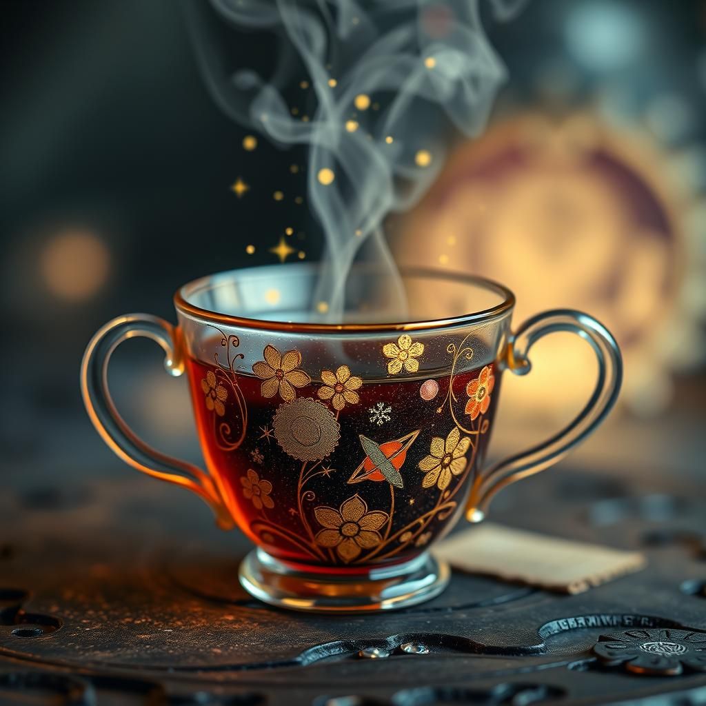 Cosmic Universe Revealed in Steaming Teacup